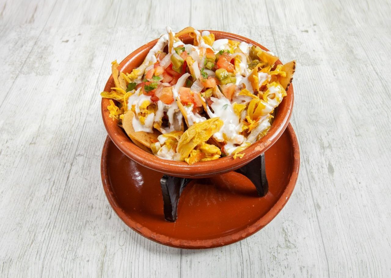 Entrantes nachos en Madrid Bar Los Majes
